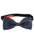 Blacksmith Tiny Blue Rockets Adjustable Fashion Bowtie for Men - Bow ties for Tuxedo and Blazers