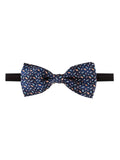 Blacksmith Tiny Blue Rockets Adjustable Fashion Bowtie for Men - Bow ties for Tuxedo and Blazers