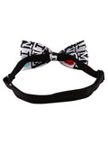 Blacksmith I Love Me White Adjustable Fashion Bowtie for Men - Bow ties for Tuxedo and Blazers