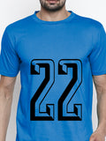 Blacksmith Number 22 Round Neck Printed T-shirt for Men - Tshirt for Men.