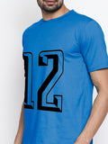 Blacksmith Number 12 Round Neck Printed T-shirt for Men - Tshirt for Men.