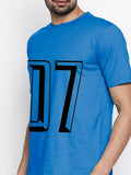 Blacksmith Number 07 Round Neck Printed T-shirt for Men - Tshirt for Men.