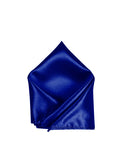 Blacksmith Solid Cobalt Blue Pocket Square for Men