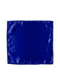 Blacksmith Solid Cobalt Blue Pocket Square for Men