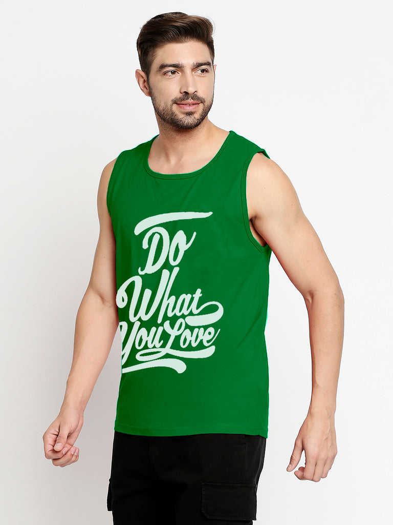 Blacksmith  Do What Your Love Cotton Printed Sando For Men - Printed Sando For Men.