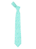 Blacksmith Green Paisley Pattern Jacquard Tie for Men