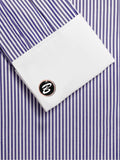 Blacksmith B Alphabet Cufflink for Men - Fashion Accessories for Blazer , Tuxedo ,Waist Coat And Shirt