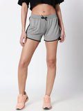 Blacksmith | Blacksmith Fashion | Blacksmith Grey With Black Shorts For Women's