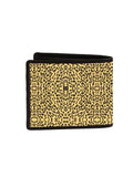 Blacksmith Leopard Yellow Printed Wallet For Men.