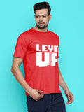 Blacksmith | Blacksmith Fashion | Blacksmith Red With White 100% Soft Cotton Round Neck Printed T-shirt for Men