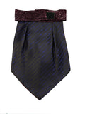 Blacksmith | Blacksmith Fashion | Blacksmith Maroon Paisley Cravat Neck Scarf And Matching Pocket Square Set For Men