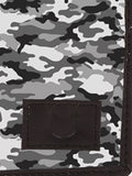 Blacksmith Military Design Grey Printed Wallet For Men.