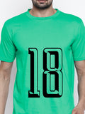 Blacksmith Number 18 Round Neck Printed T-shirt for Men - Tshirt for Men.