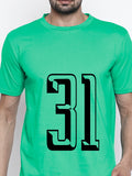 Blacksmith | Blacksmith Fashion | Blacksmith Mint Number 31 Round Neck Printed T-shirt