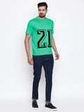 Blacksmith Number 21 Round Neck Printed T-shirt for Men - Tshirt for Men.