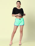 Blacksmith | Blacksmith Fashion | Blacksmith Mint With Royal Blue Shorts For Women's