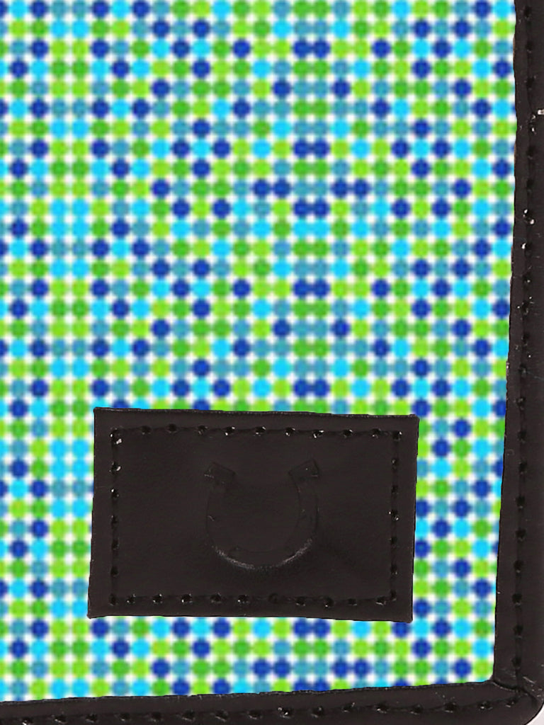 Blacksmith Multi Blue Dots Printed Wallet For Men.