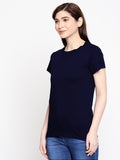 Blacksmith | Blacksmith Fashion | Blacksmith Navy Blue Plain Round Neck Top