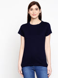 Blacksmith | Blacksmith Fashion | Blacksmith Navy Blue Plain Round Neck Top