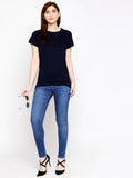 Blacksmith | Blacksmith Fashion | Blacksmith Navy Blue Plain Round Neck Top