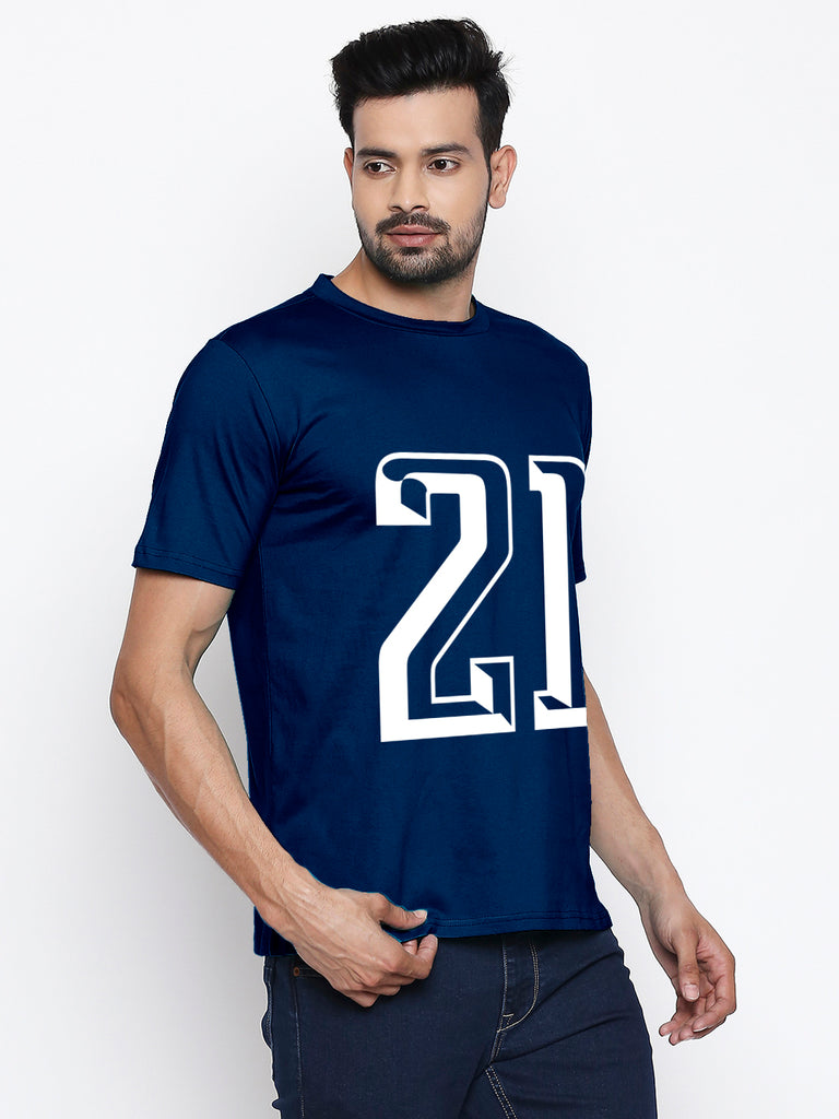 Blacksmith Number 21 Round Neck Printed T-shirt for Men - Tshirt for Men.
