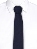 Blacksmith English Tweed Navy Checks Tie for Men