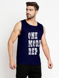 Blacksmith One More Rep Cotton Printed Sando For Men - Gym Sando For Men.