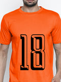 Blacksmith Number 18 Round Neck Printed T-shirt for Men - Tshirt for Men.