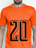 Blacksmith Number 20 Round Neck Printed T-shirt for Men - Tshirt for Men.