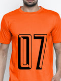 Blacksmith Number 07 Round Neck Printed T-shirt for Men - Tshirt for Men.