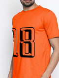 Blacksmith Number 18 Round Neck Printed T-shirt for Men - Tshirt for Men.