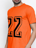 Blacksmith Number 22 Round Neck Printed T-shirt for Men - Tshirt for Men.