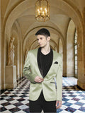 Blacksmith | Blacksmith Fashion | Blacksmith Pista Green Tuxedo for Men | Blacksmith Blazer 