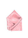 Blacksmith Marble Pink Printed Pocket Square for Men