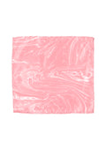 Blacksmith Marble Pink Printed Pocket Square for Men