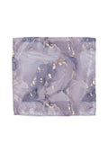 Blacksmith Marble Purple Printed Pocket Square for Men