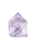 Blacksmith Marble Purple Printed Pocket Square for Men