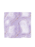 Blacksmith Marble Purple Printed Pocket Square for Men