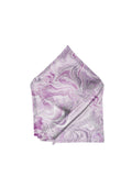 Blacksmith Marble Pink Printed Pocket Square for Men