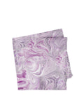 Blacksmith Marble Pink Printed Pocket Square for Men