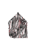 Blacksmith Maroon Printed Pocket Square for Men