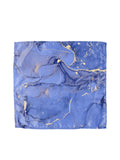 Blacksmith Blue Printed Pocket Square for Men