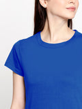 Blacksmith | Blacksmith Fashion | Blacksmith Royal Blue Plain Round Neck Top