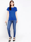 Blacksmith | Blacksmith Fashion | Blacksmith Royal Blue Plain Round Neck Top