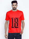 Blacksmith Number 18 Round Neck Printed T-shirt for Men - Tshirt for Men.