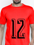 Blacksmith Number 12 Round Neck Printed T-shirt for Men - Tshirt for Men.