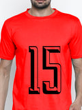 Blacksmith Number 15 Round Neck Printed T-shirt for Men - Tshirt for Men.