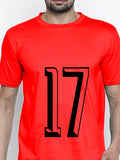 Blacksmith Number 17 Round Neck Printed T-shirt for Men - Tshirt for Men.