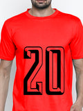 Blacksmith Number 20 Round Neck Printed T-shirt for Men - Tshirt for Men.