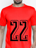 Blacksmith Number 22 Round Neck Printed T-shirt for Men - Tshirt for Men.